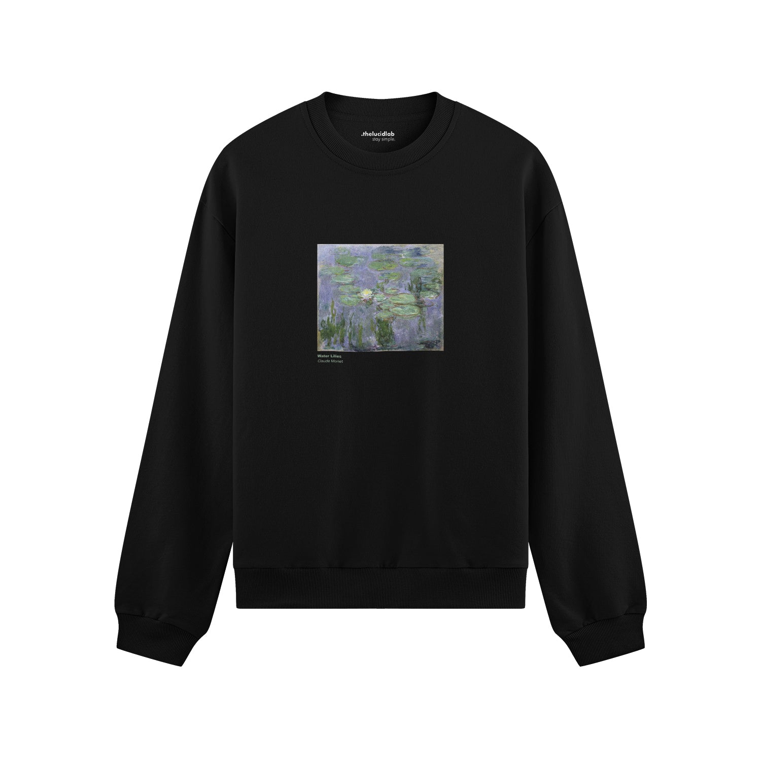 Water Lilies Oversize Sweatshirt