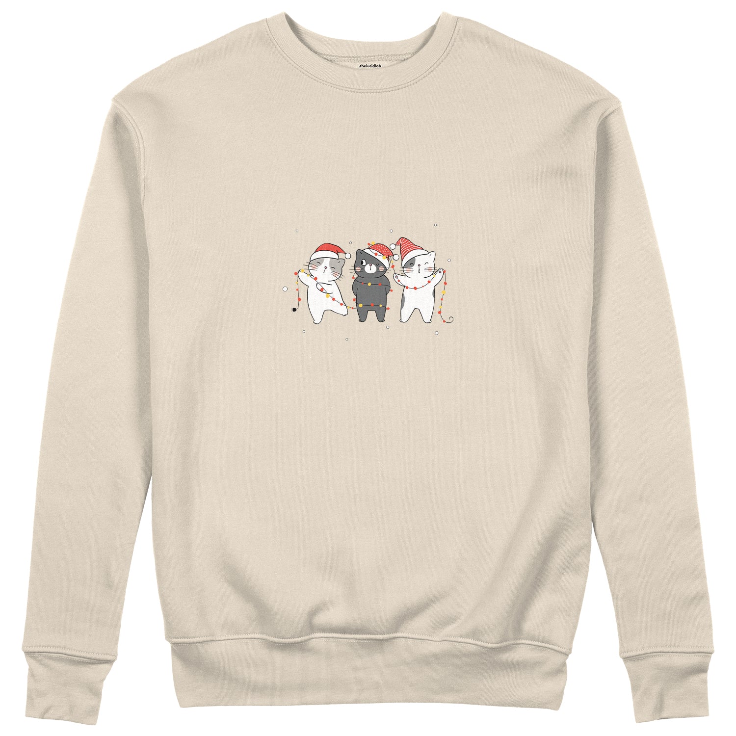 Tangled Christmas Cats Sweatshirt