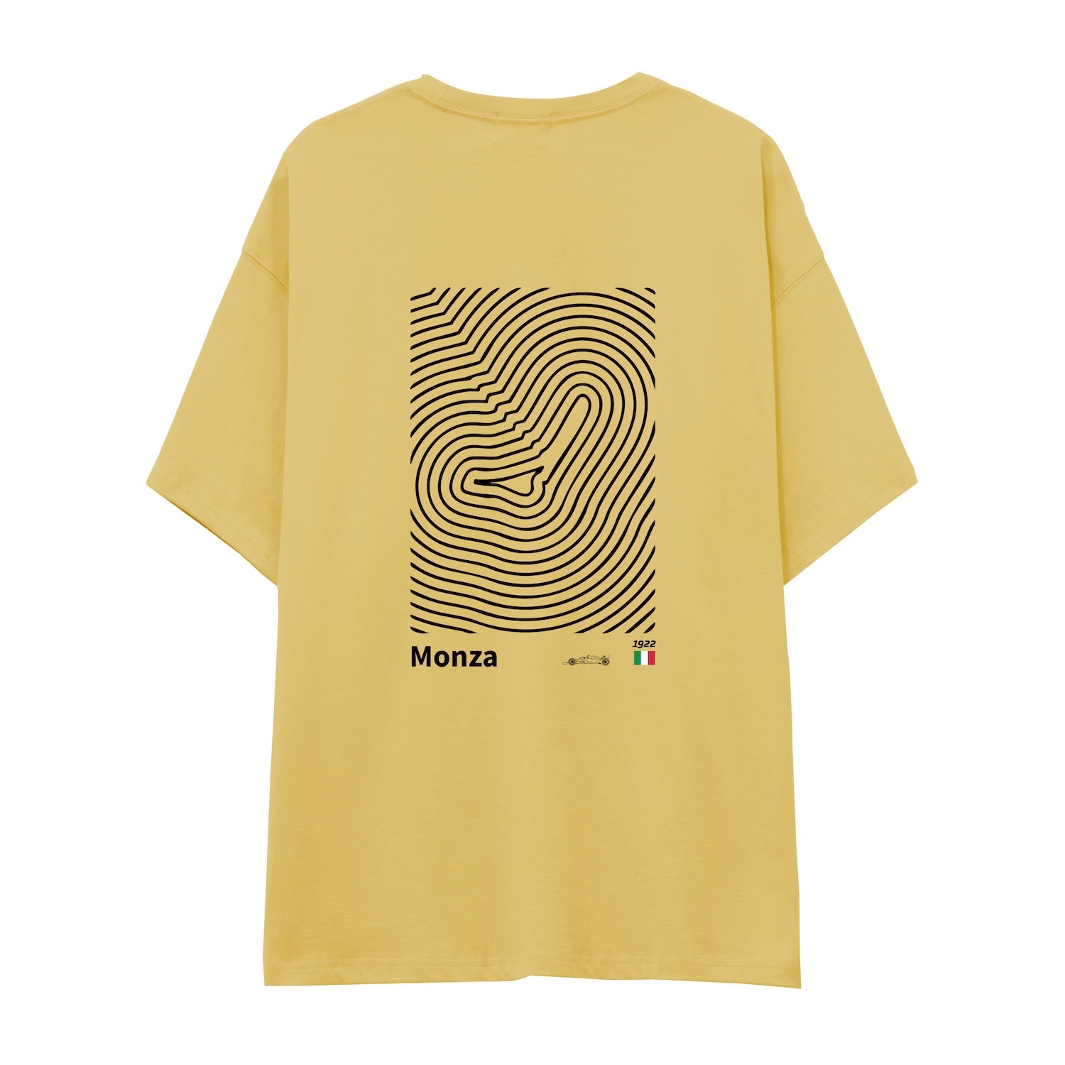 Monza Circuit Artwork Oversize Tişört