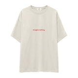 Imagine Nothing Oversize Tişört