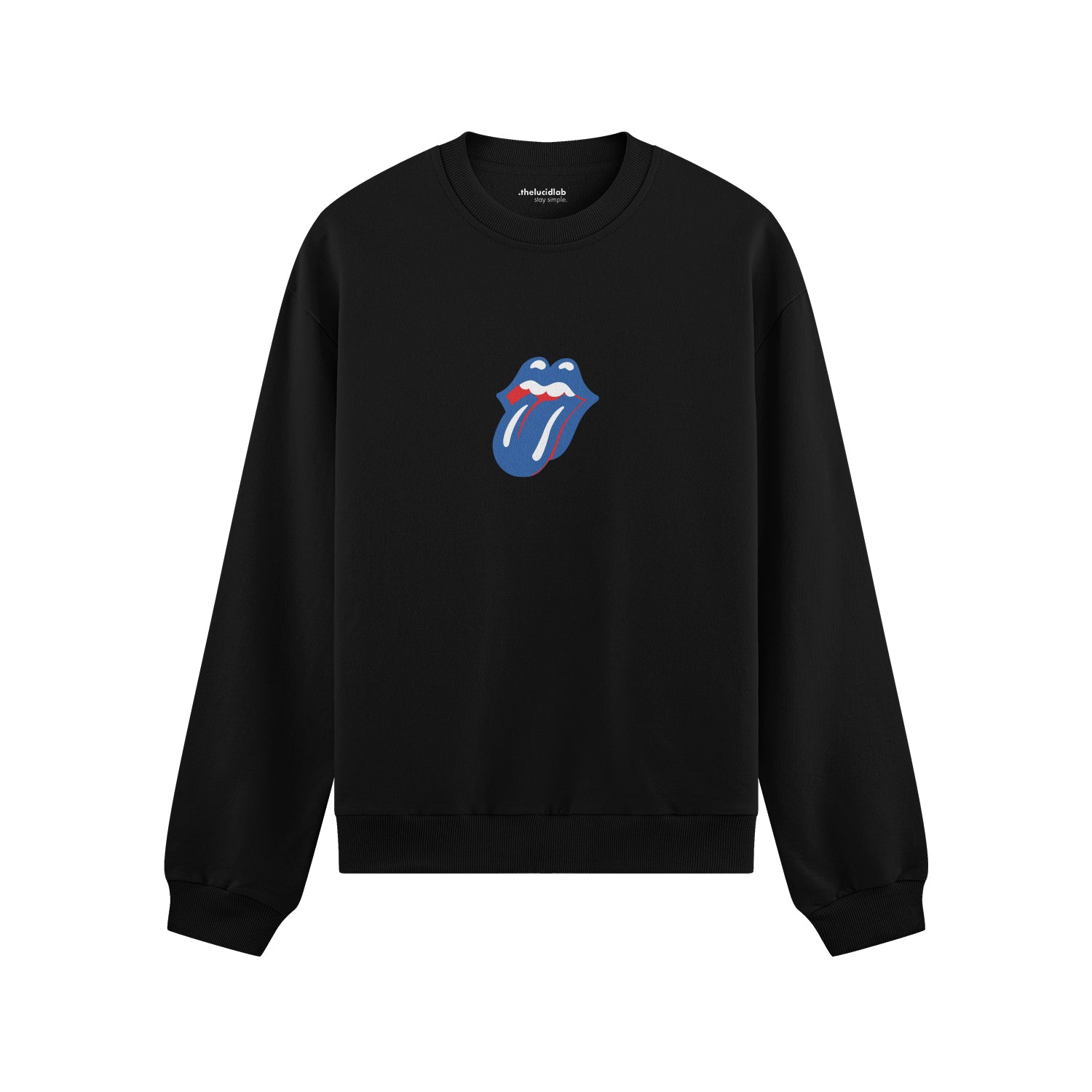 The Rolling Stones Blue Oversize Sweatshirt