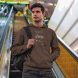 Harley Davidson Model 28B Motosiklet Oversize Hoodie