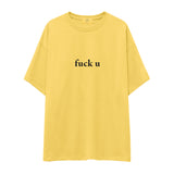 FUCK U Oversize Tişört
