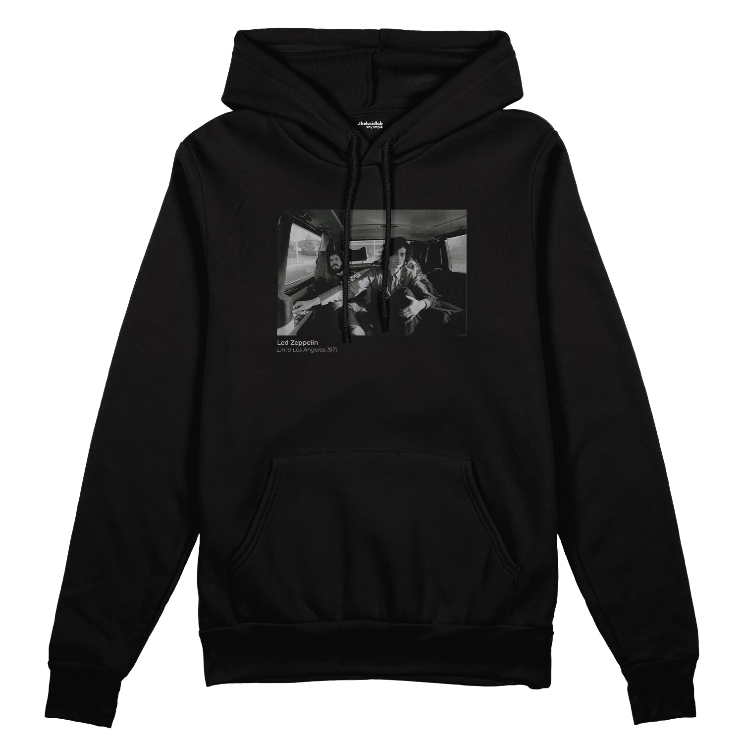 Led Zeppelin Limo Los Angeles 1971 Oversize Hoodie