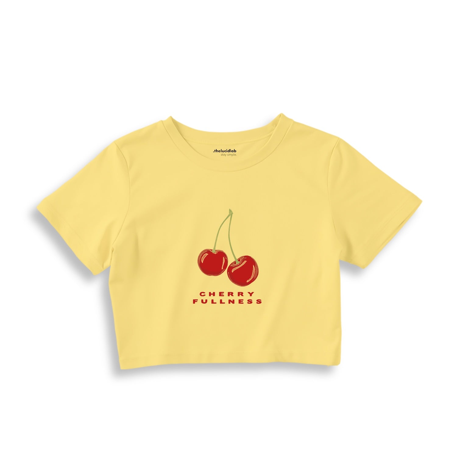 Cherry Fullness Crop Tişört