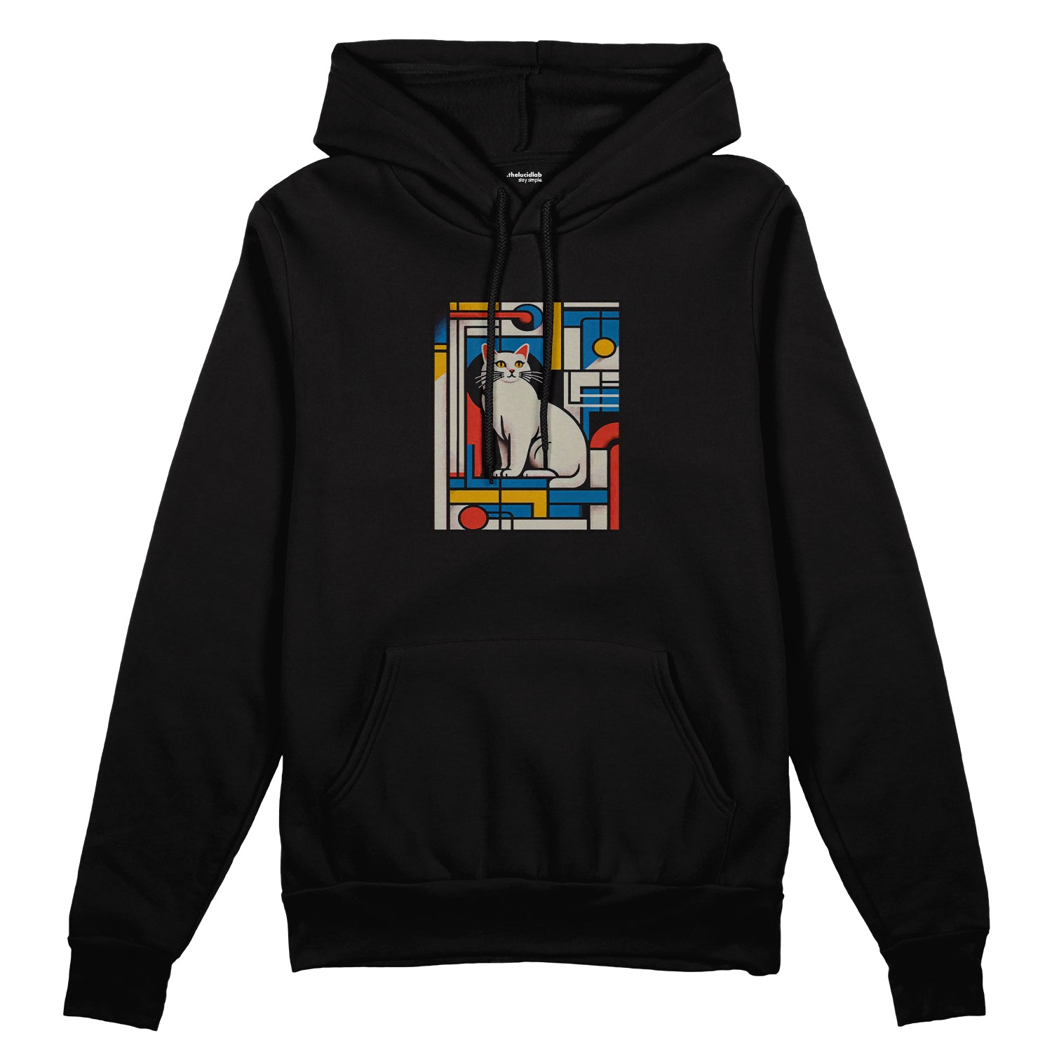 Bauhaus Cat Tişört Oversize Hoodie