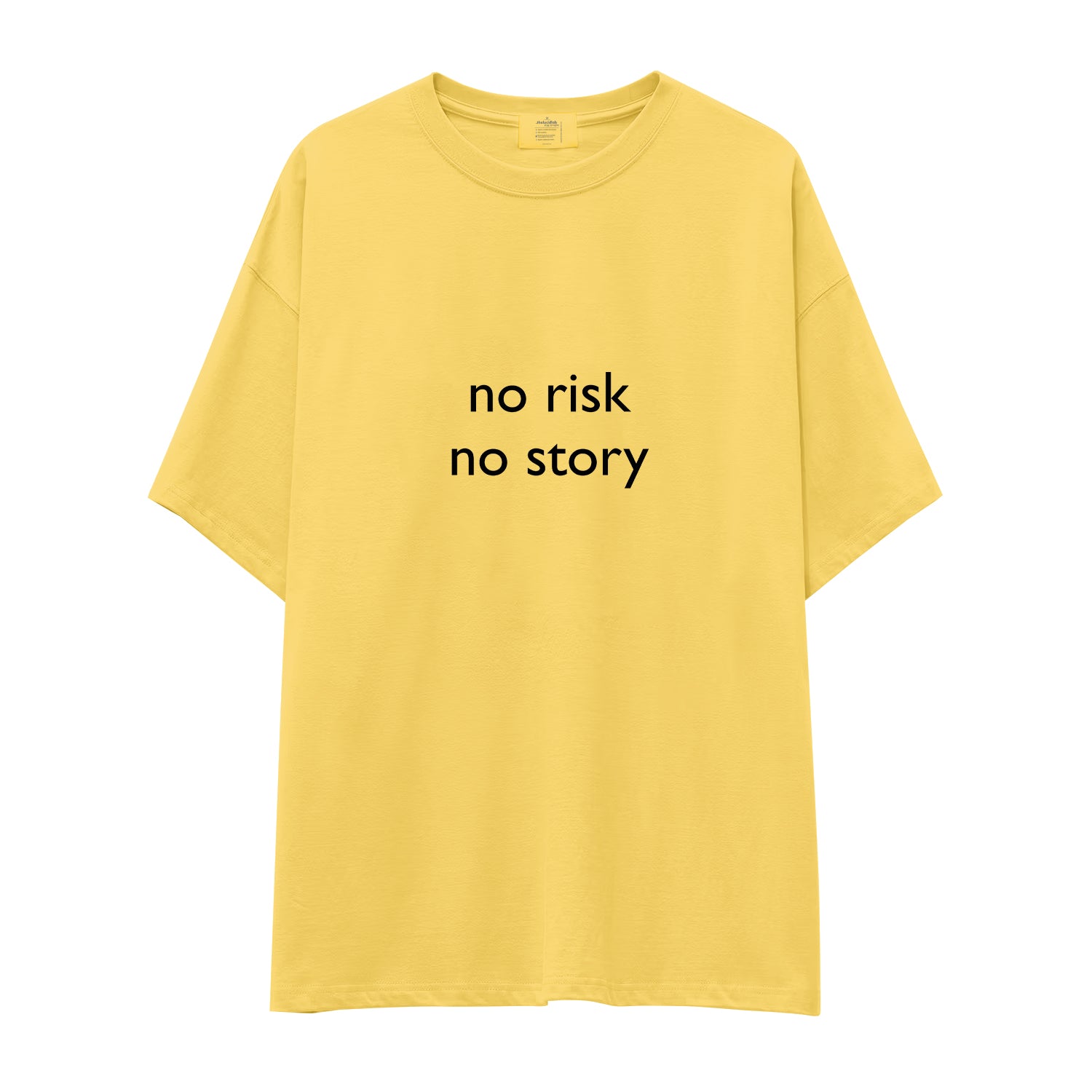 No Risk No Story Oversize Tişört