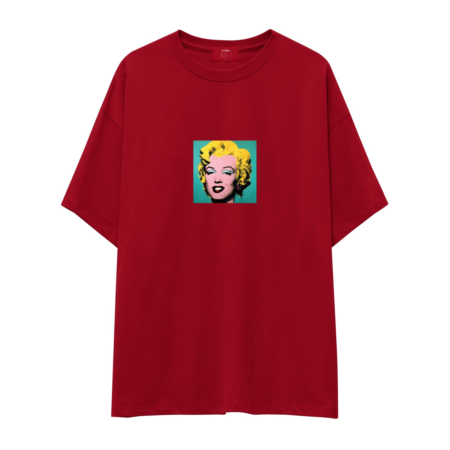 Andy Warhol / Marilyn Monroe Blue Oversize Tişört