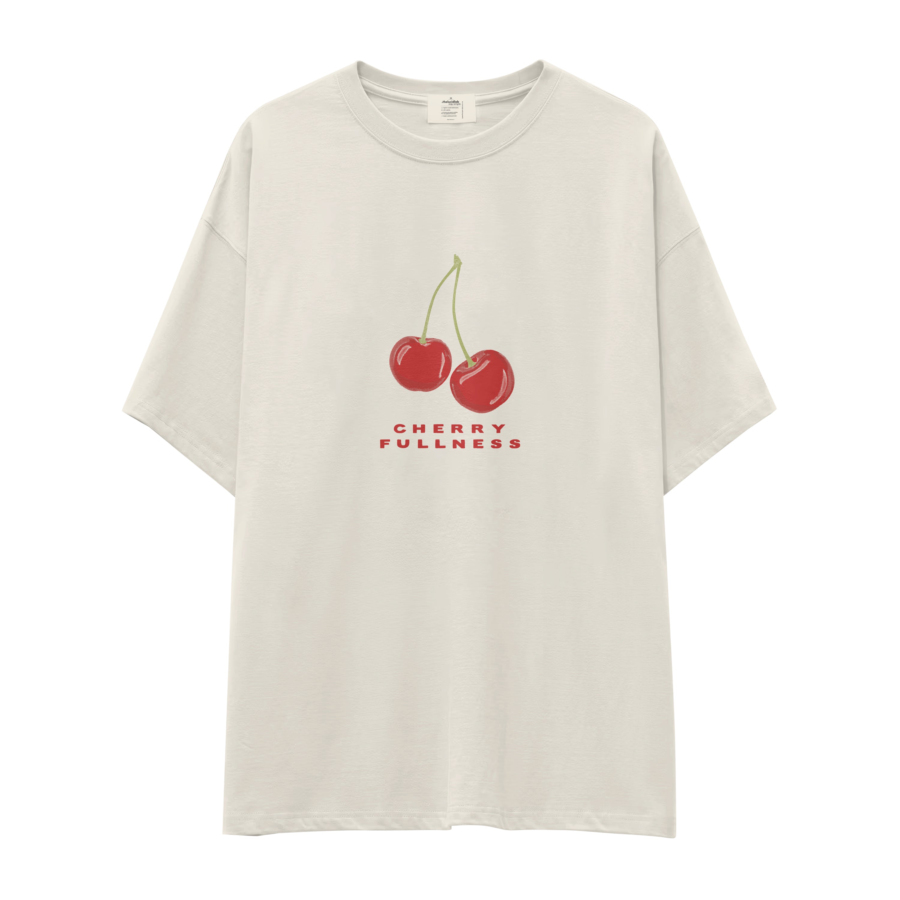 Cherry Fullness Oversize Tişört