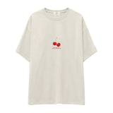 Cherry Fullness Oversize Tişört