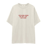 Stop Dating Oversize Tişört