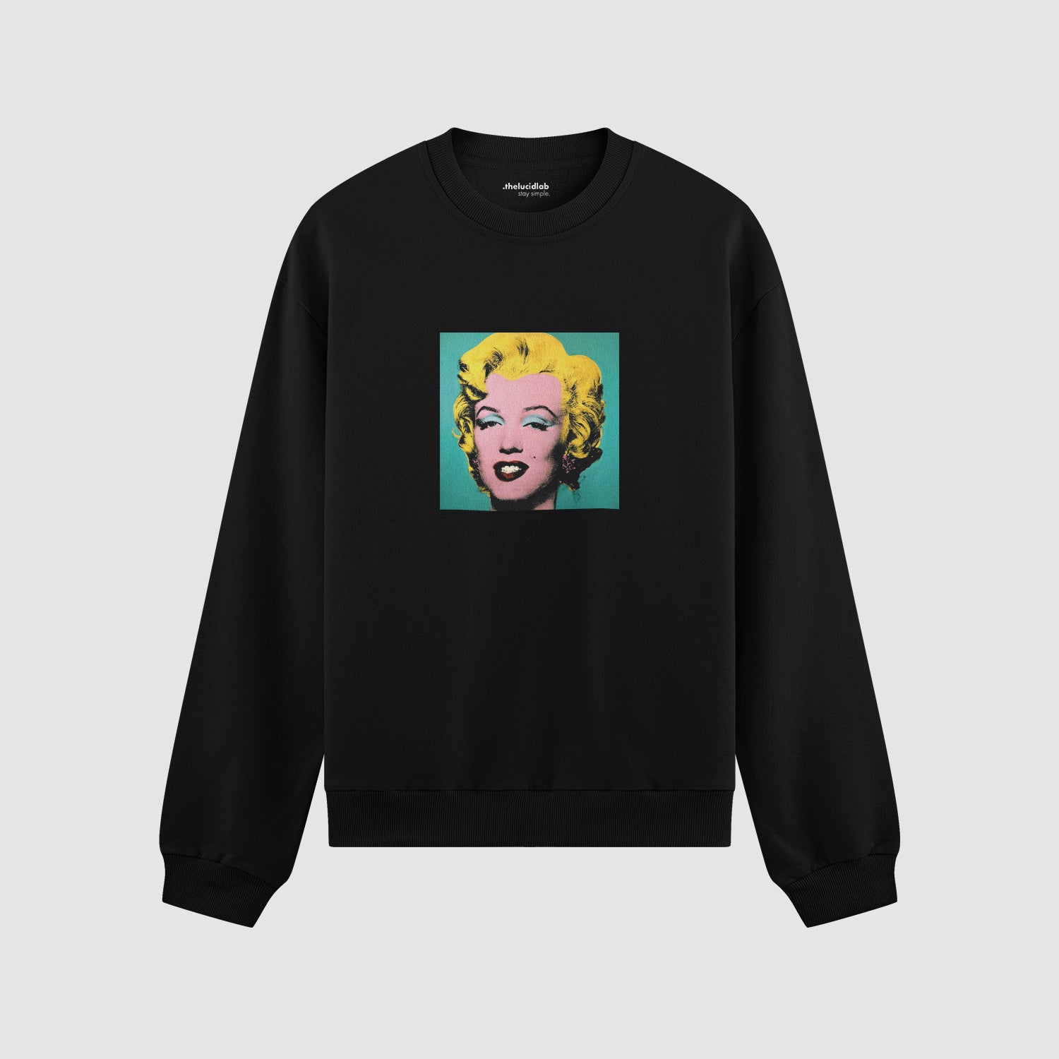 Andy Warhol / Marilyn Monroe Blue Oversize Sweatshirt