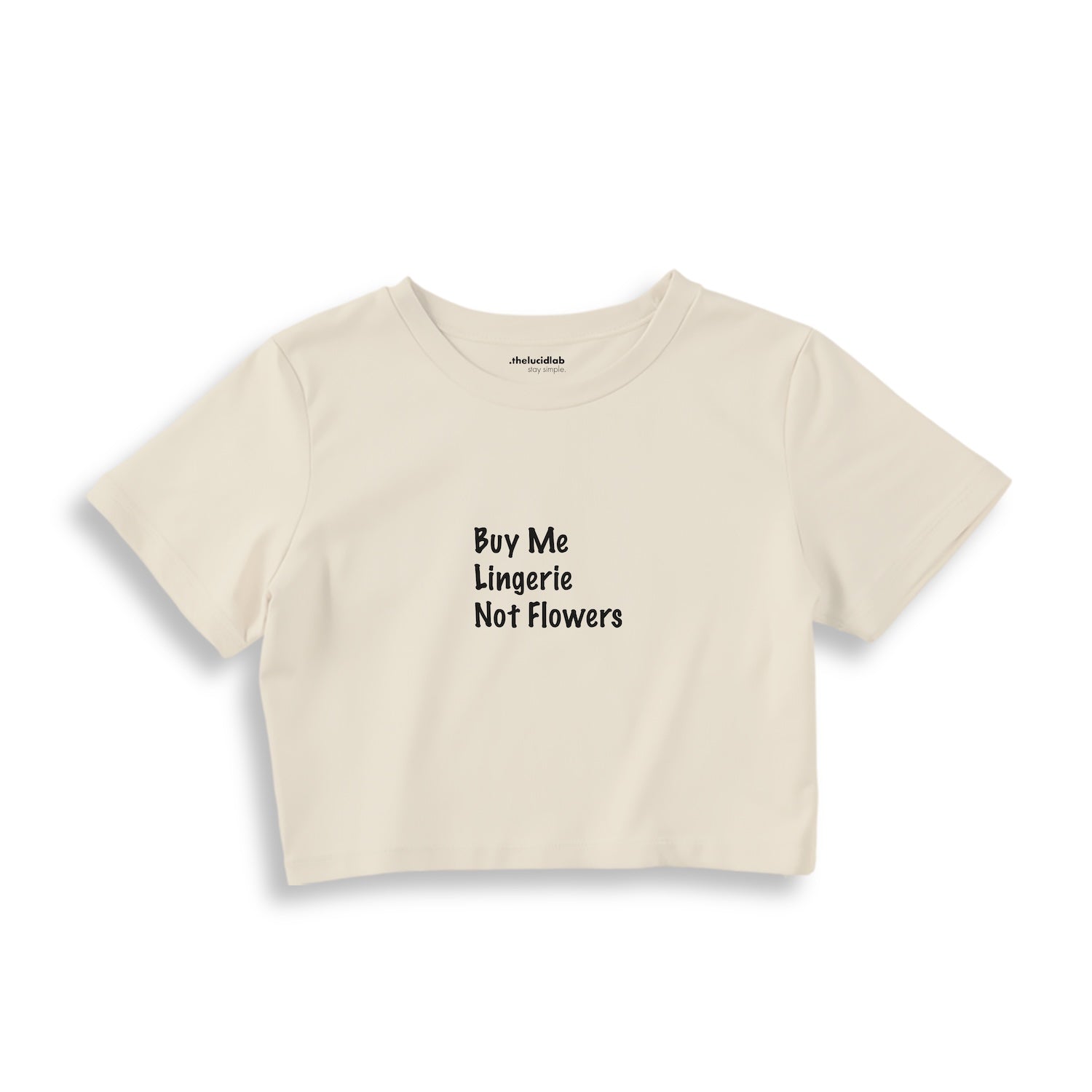 Buy Me Lingerie Crop Tişört