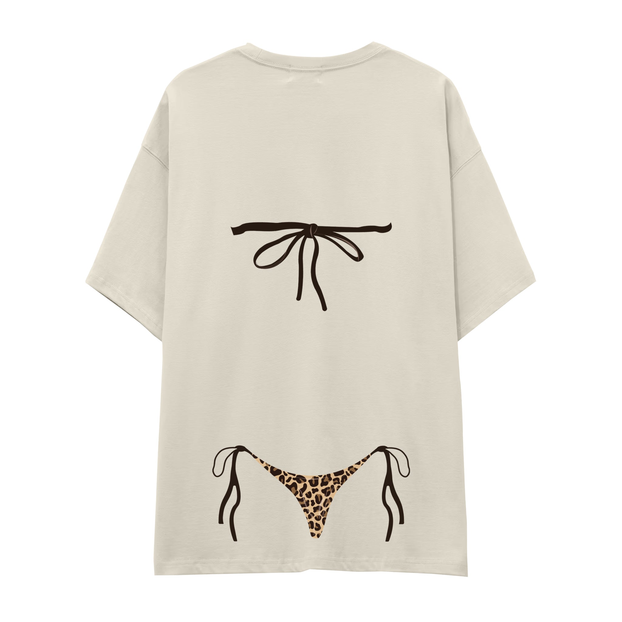 Leopard Bikini Oversize Tişört