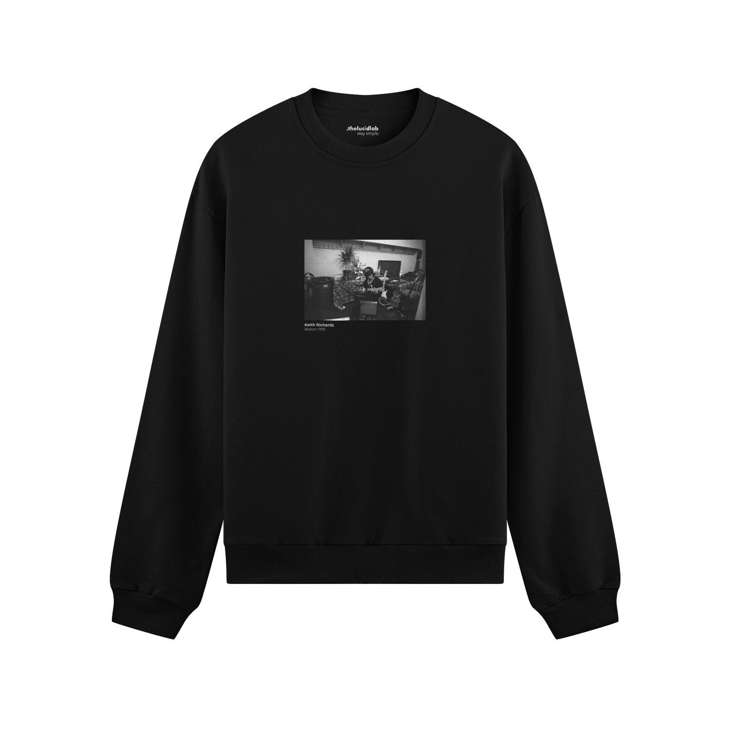 Keith Richards Boston 1975 Oversize Sweatshirt