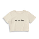 No Bra Club Crop Tişört