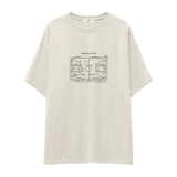 Basketball Court Oversize Tişört