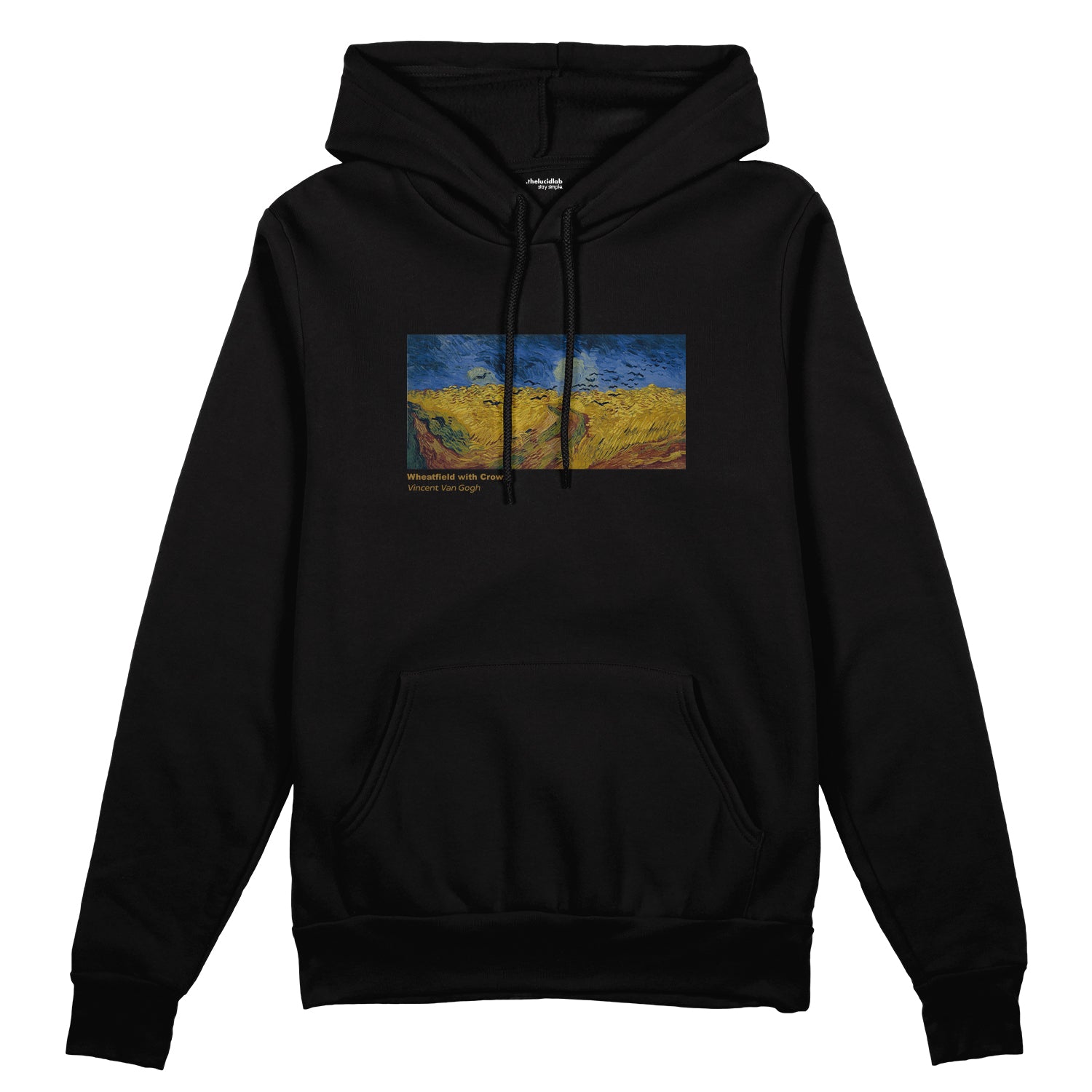 Buğday Tarlası ve Kargalar Oversize Hoodie