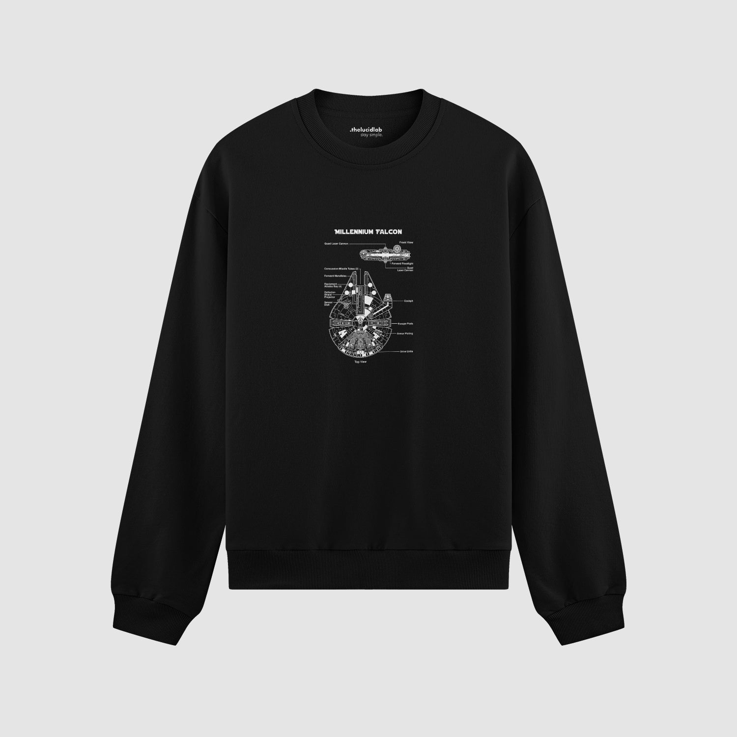 Millennium Falcon Oversize Sweatshirt