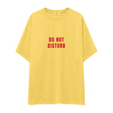Do Not Disturb Oversize Tişört