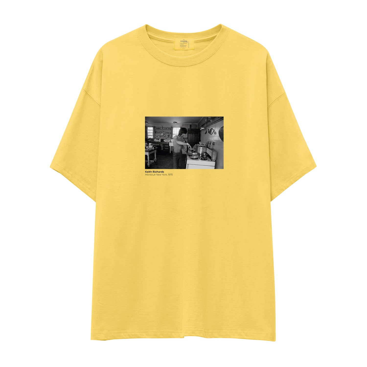 Keith Richards Montauk New York 1975 Oversize Tişört