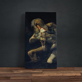 Saturn Devouring His Son Kanvas Tablo