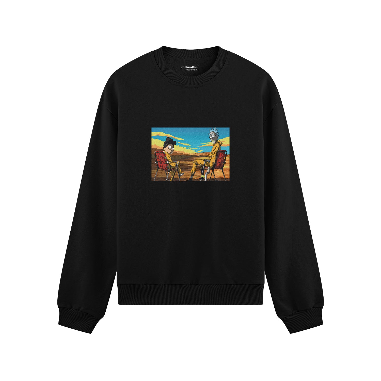 Breaking Bad / Rick and Morty Oversize Sweatshirt