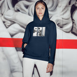 Amy Winehouse at the laundromat 2004 Oversize Hoodie