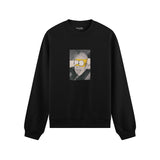 Albert Einstein / Homer Simpson Oversize Sweatshirt