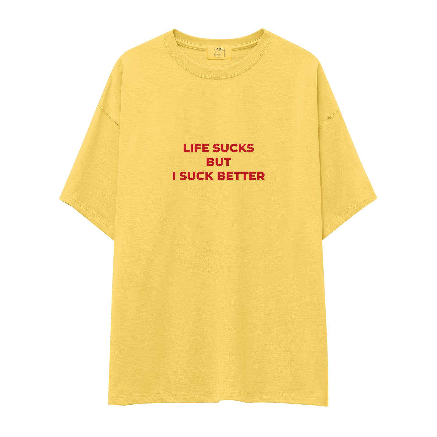 Life Sucks Oversize Tişört