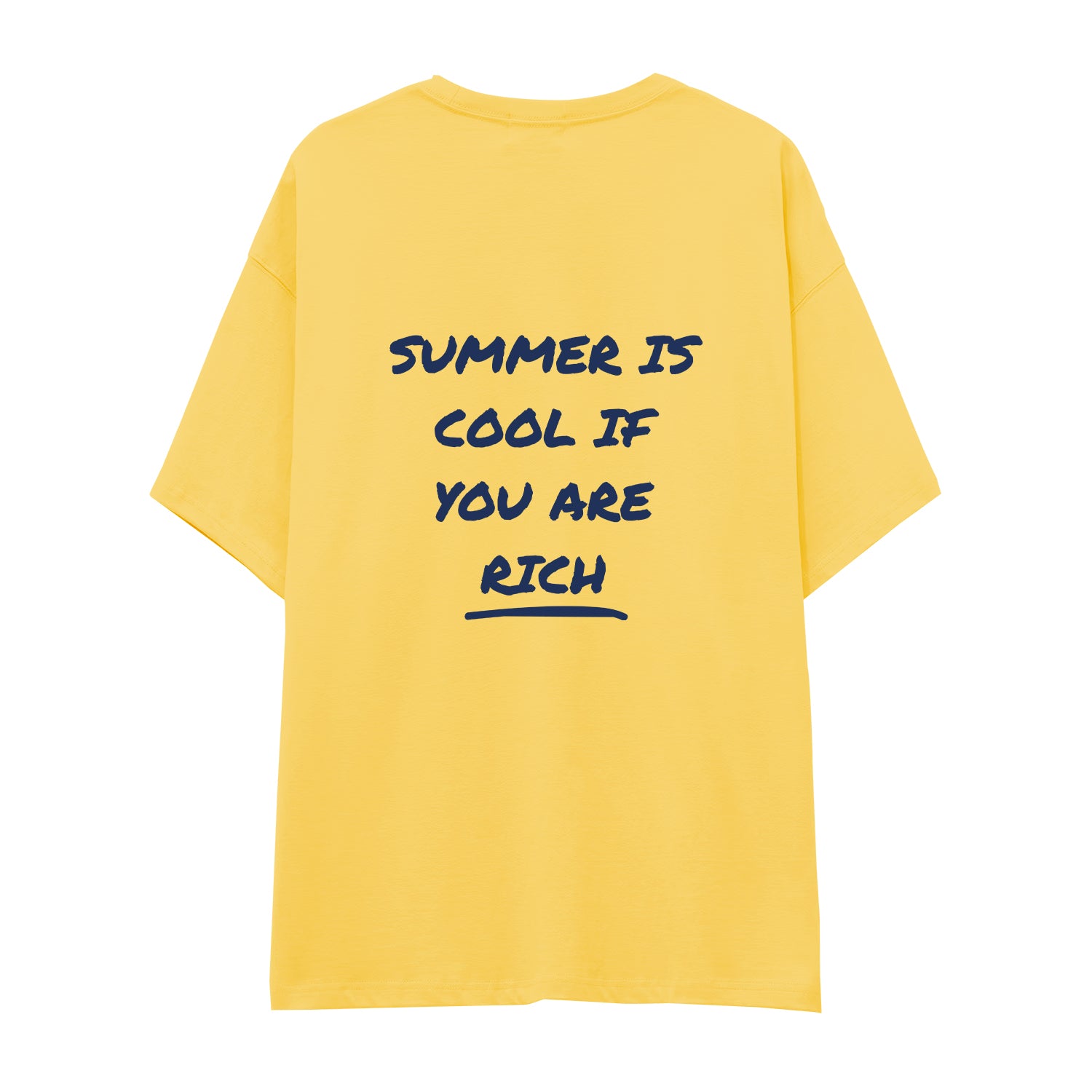 Summer Is Cool If You're Rich Oversize Tişört