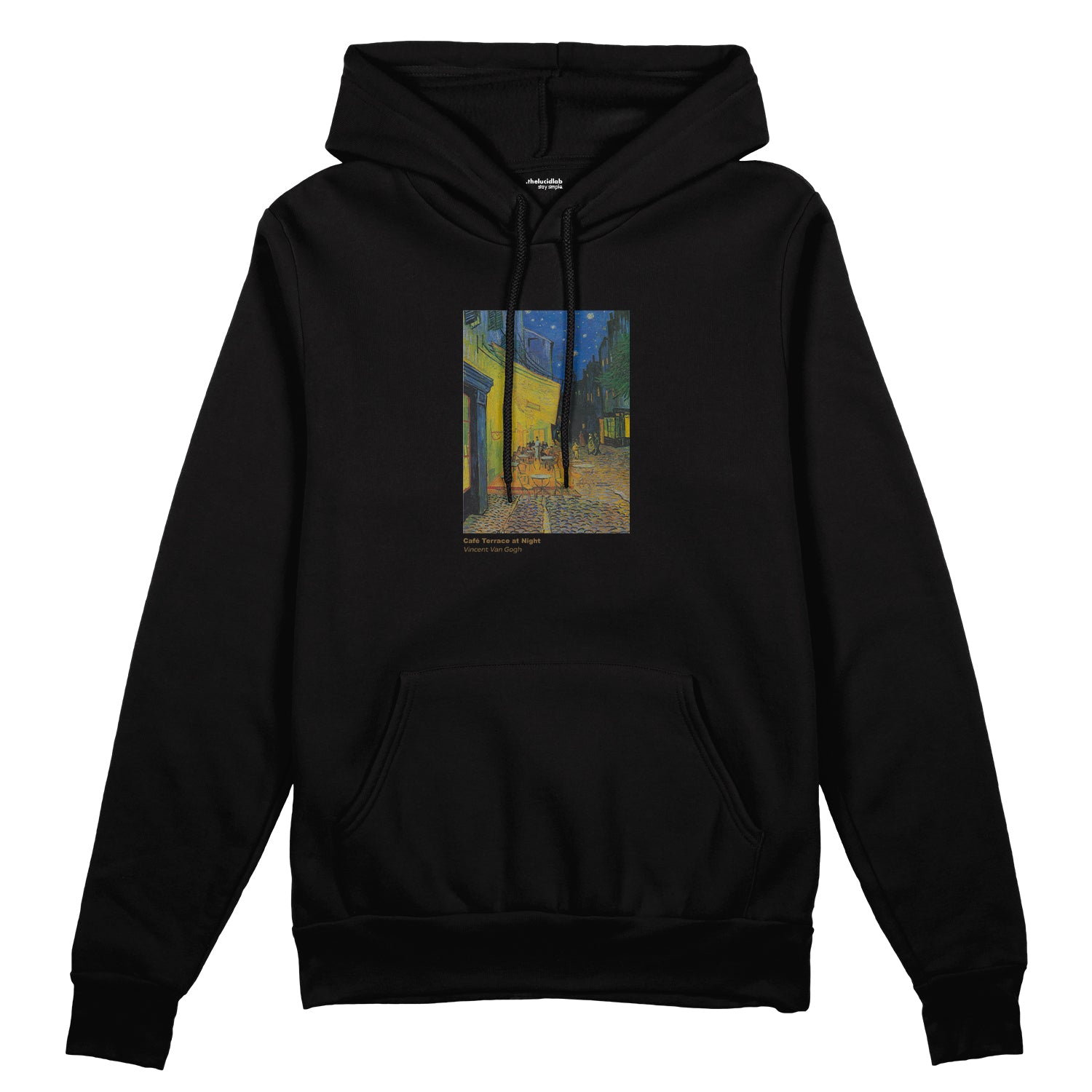 Café Terrace at Night Oversize Hoodie