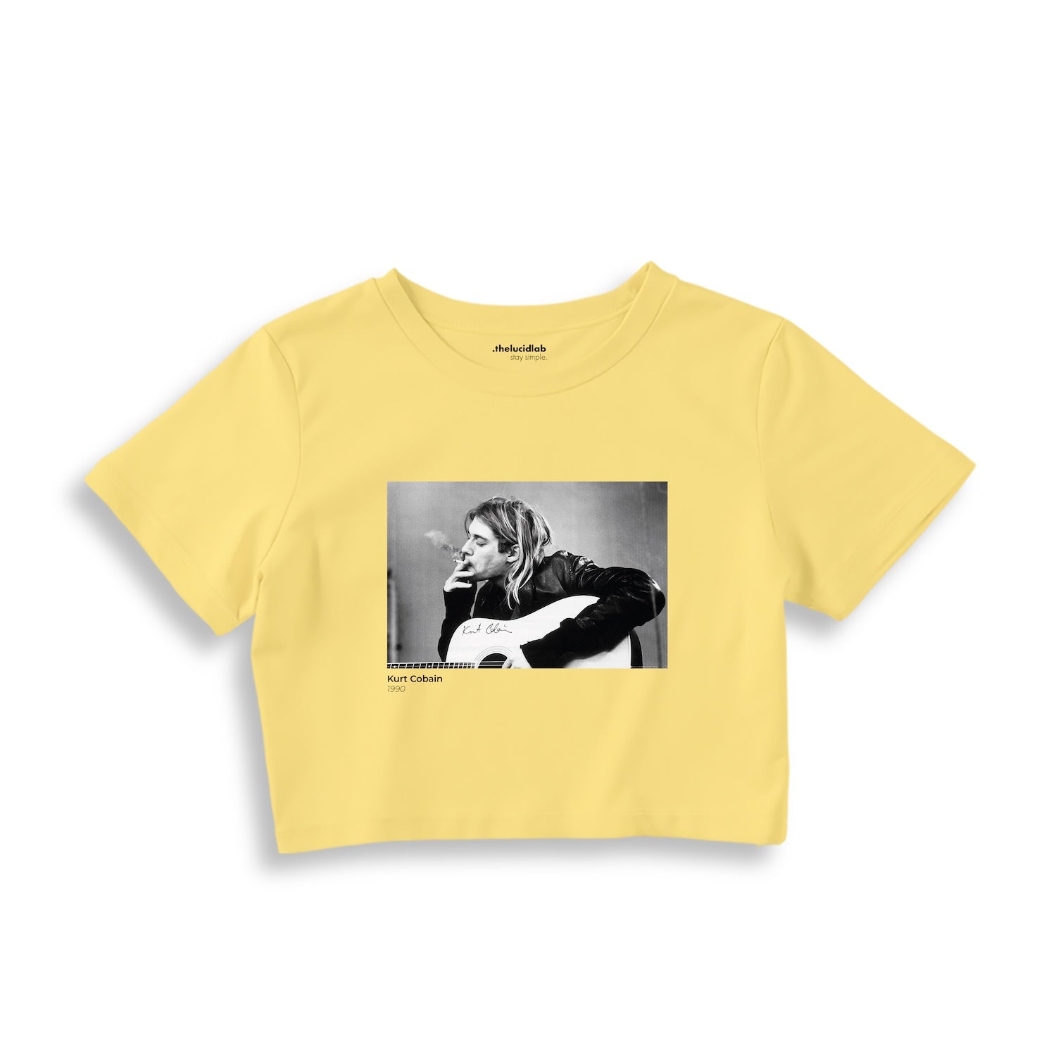 Kurt Cobain 1990 Crop Tişört