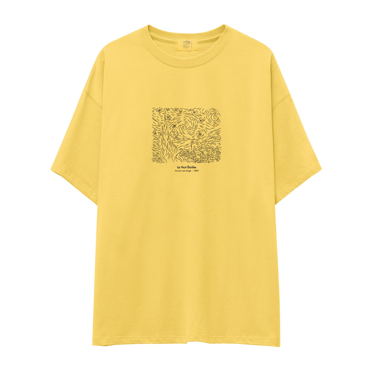 La Nuit étoilée Oversize Tişört