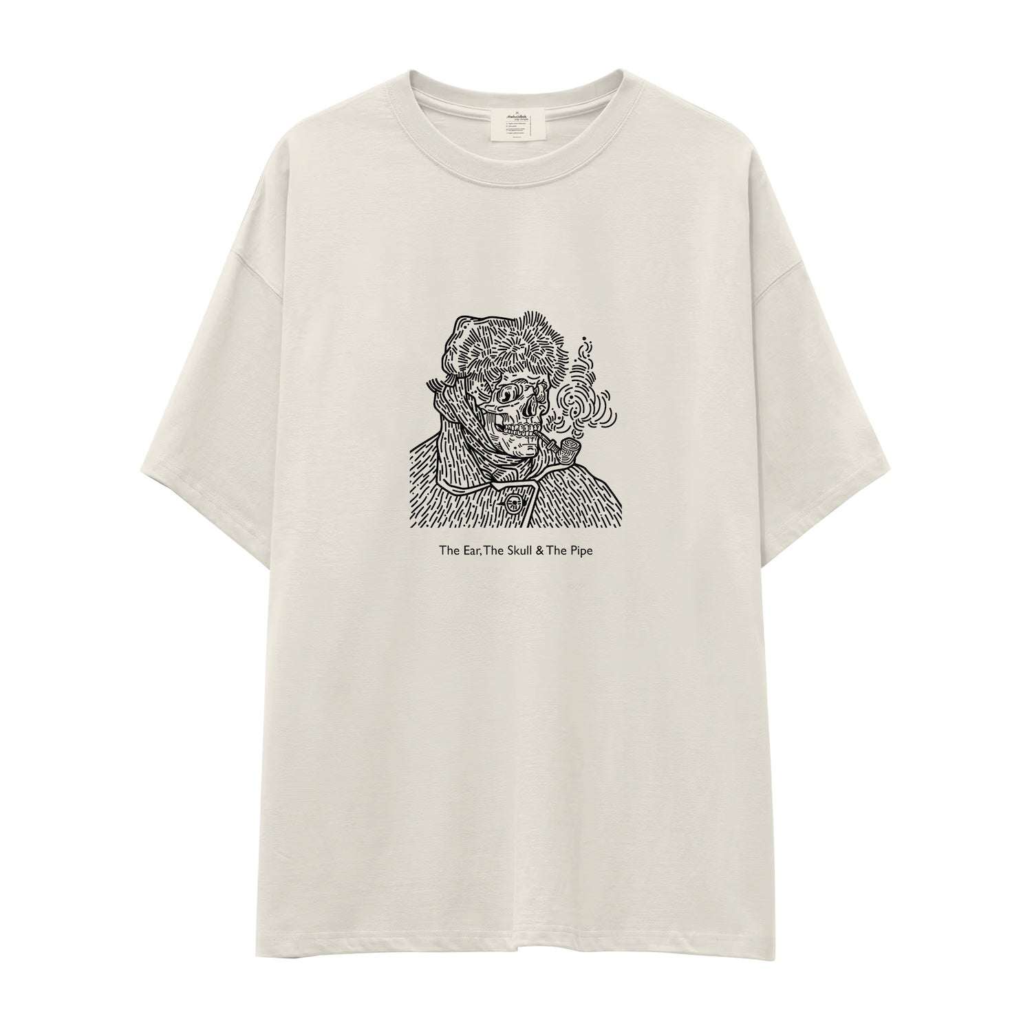 The Ear, The Skull & The Pipe Oversize Tişört