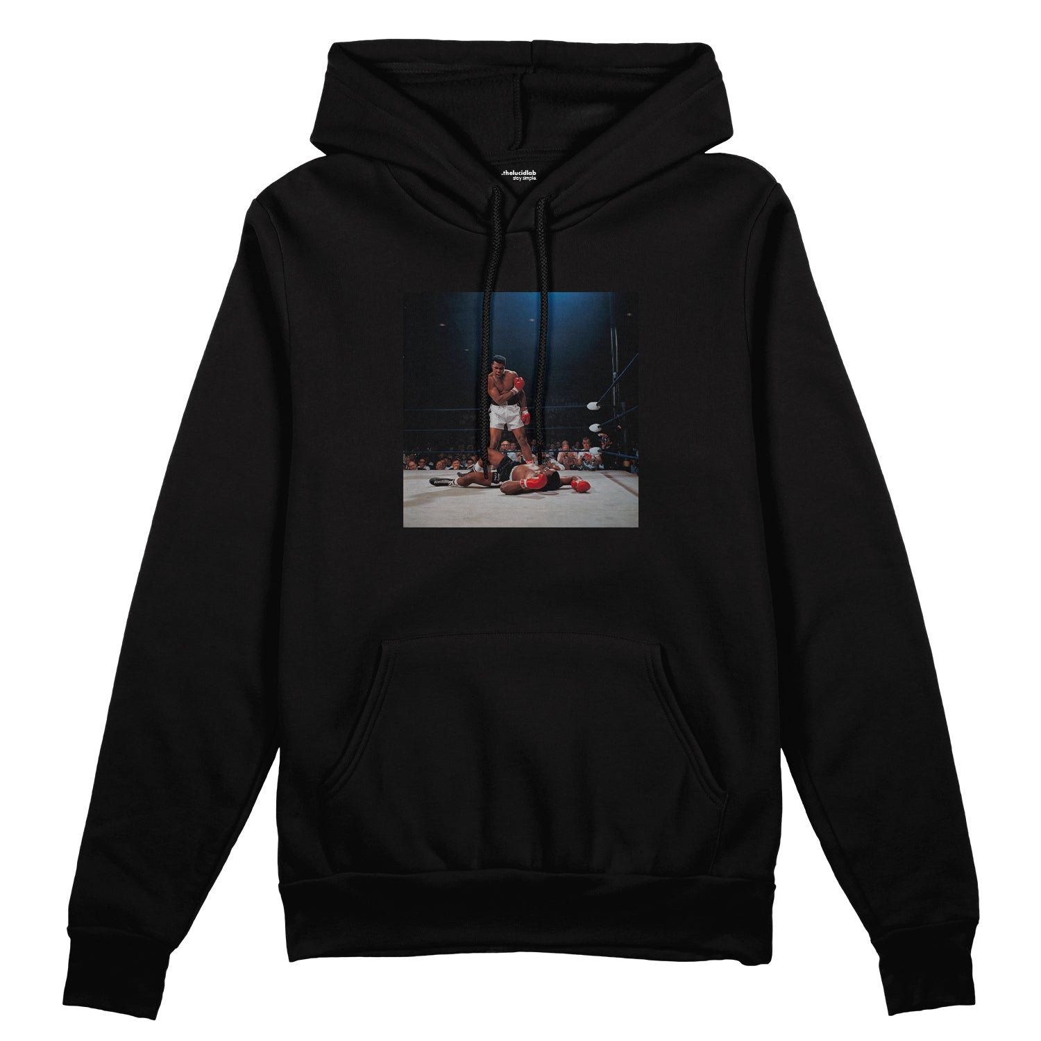 Muhammed Ali And Sonny Liston Usa 1965 Oversize Hoodie