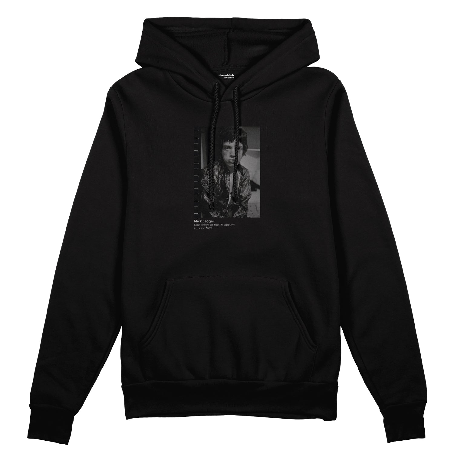 Mick Jagger backstage at the Palladium London 1967 Oversize Hoodie