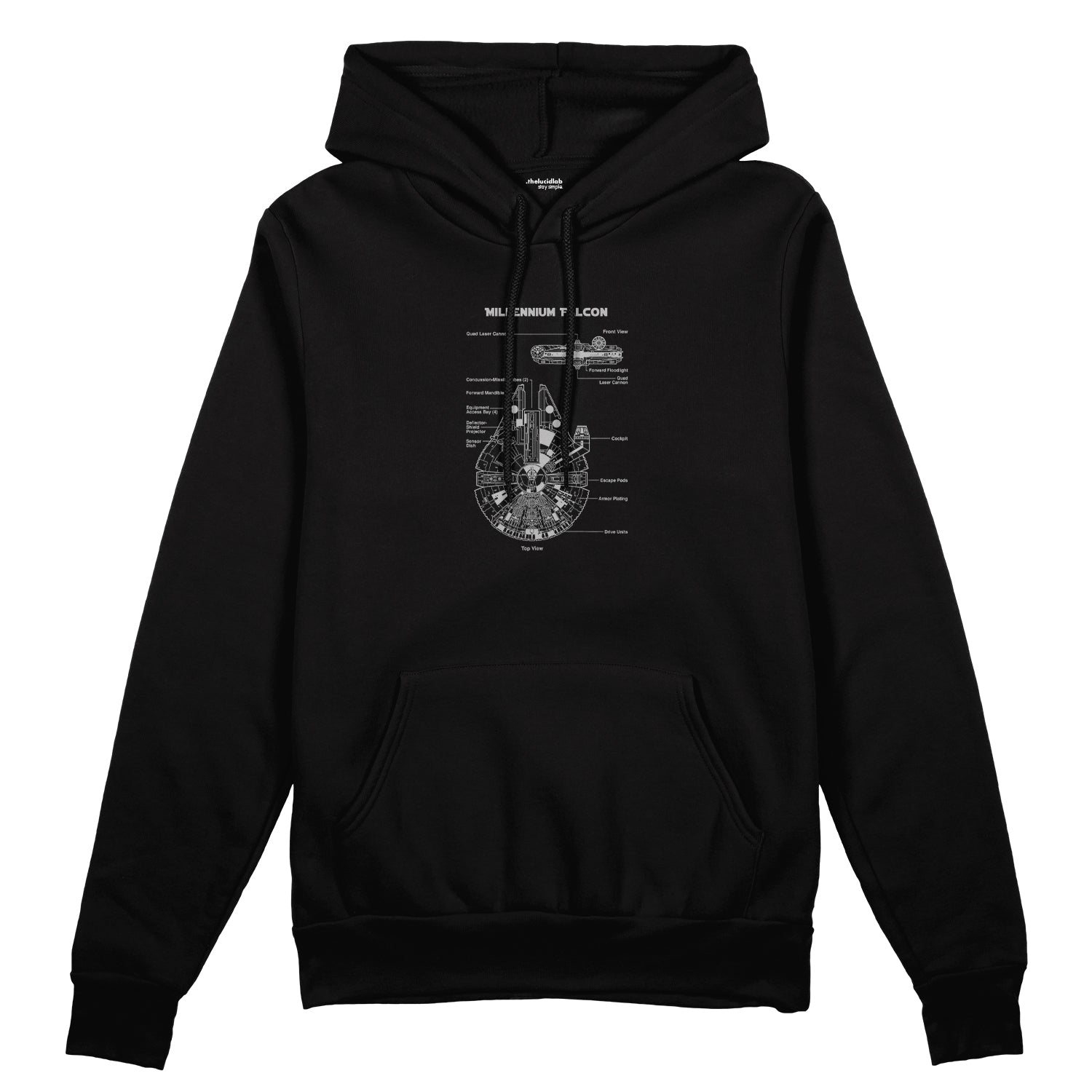 Millennium Falcon Oversize Hoodie