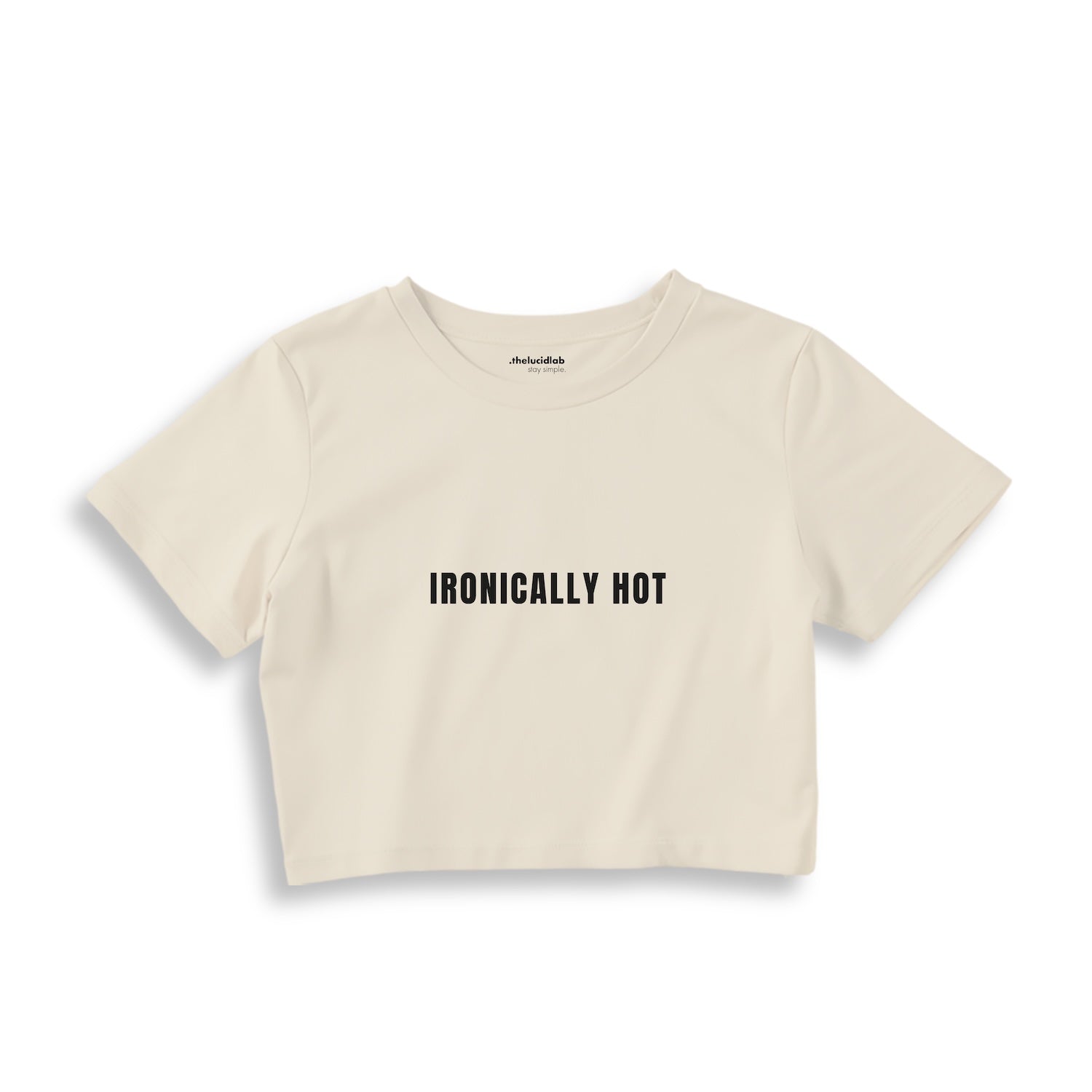 Ironically Hot Crop Tişört