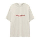 Sex is Calling Oversize Tişört