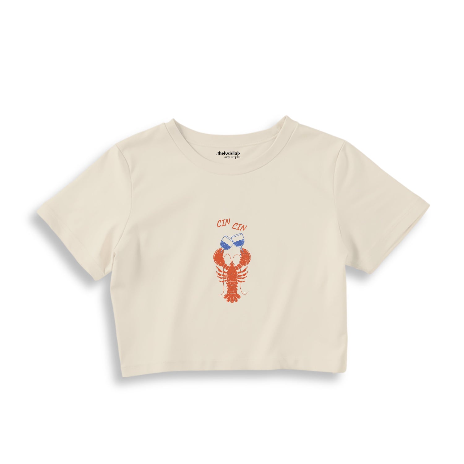 CIN CIN Crop Tişört