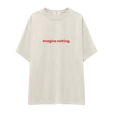 Imagine Nothing Oversize Tişört