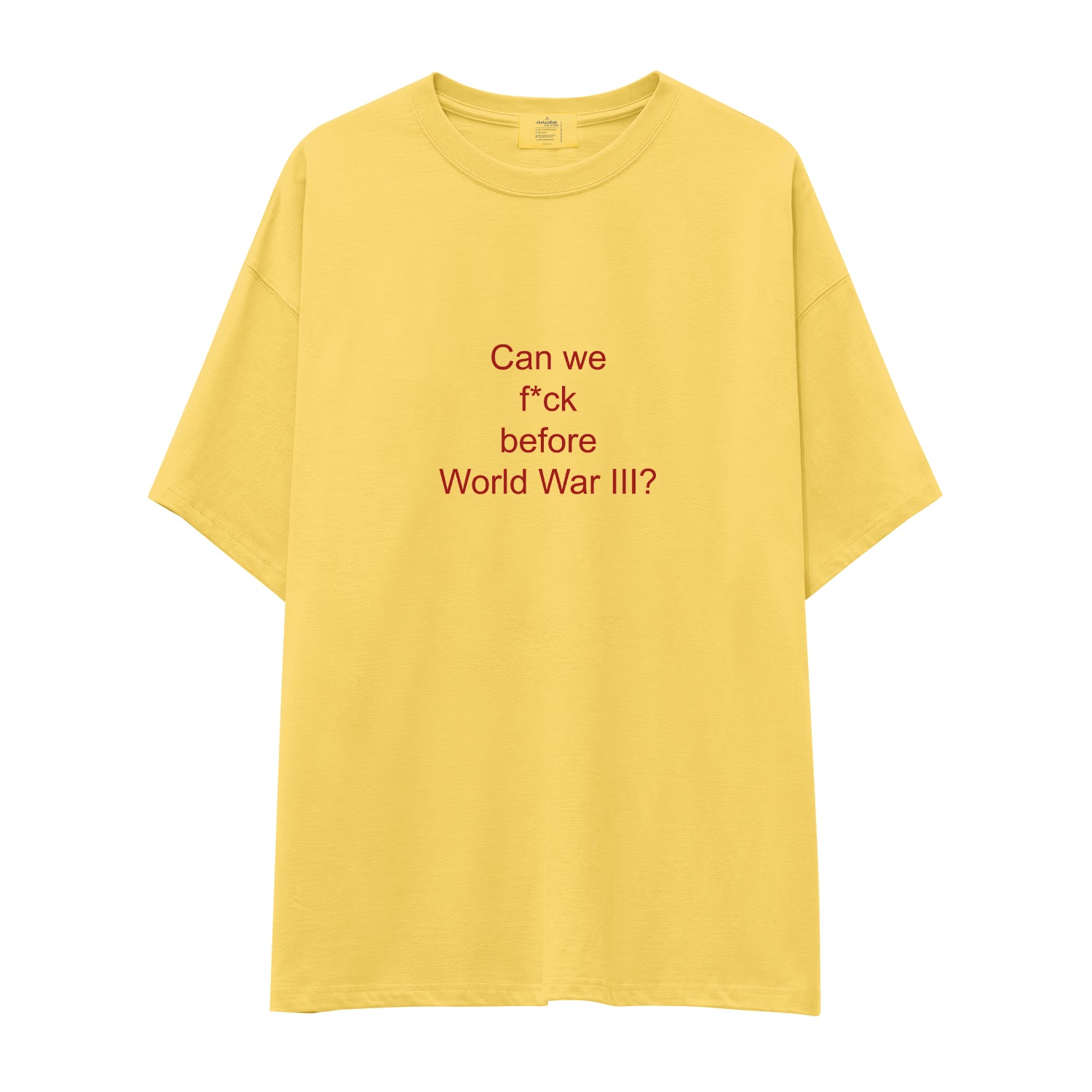 Before World War 3 Oversize Tişört