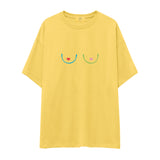 Boobs & Hearts Oversize Tişört