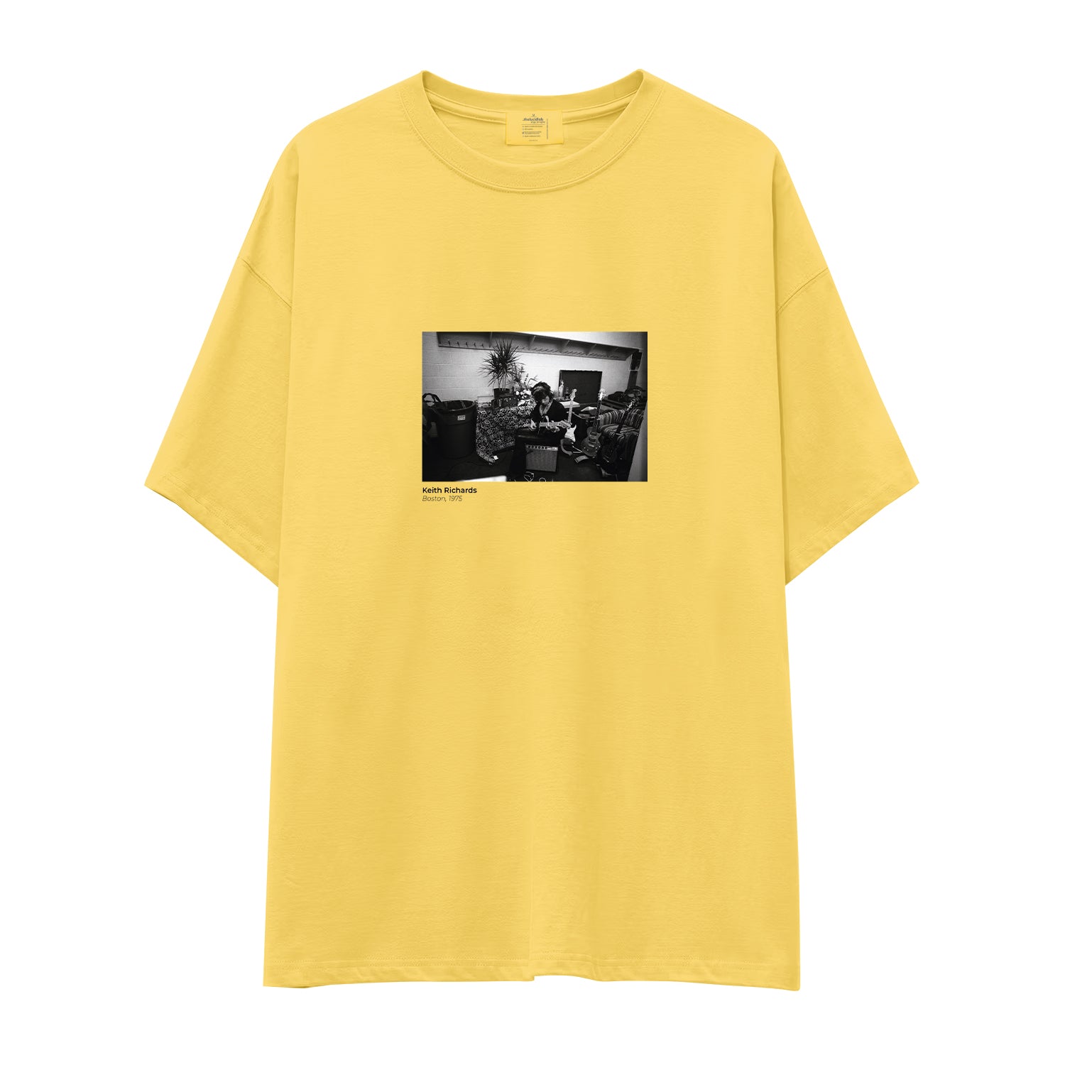 Keith Richards Boston 1975 Oversize Tişört