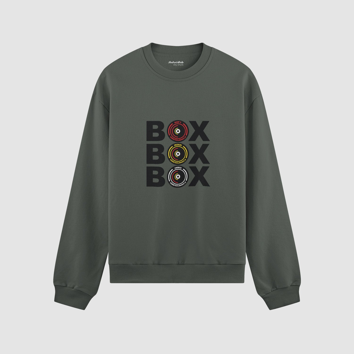 Box Box Box Oversize Sweatshirt
