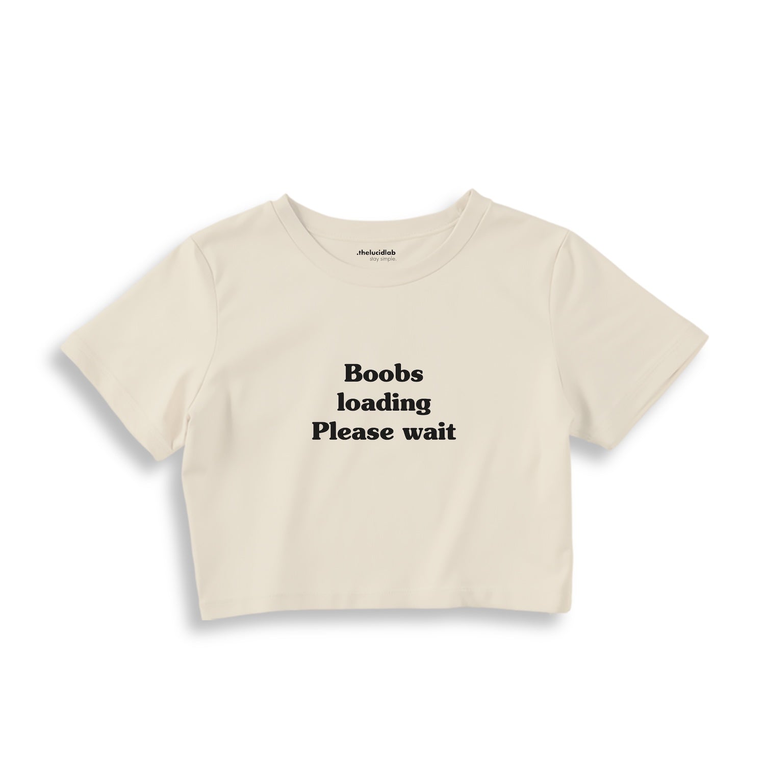 Boobs Loading Please Wait Crop Tişört