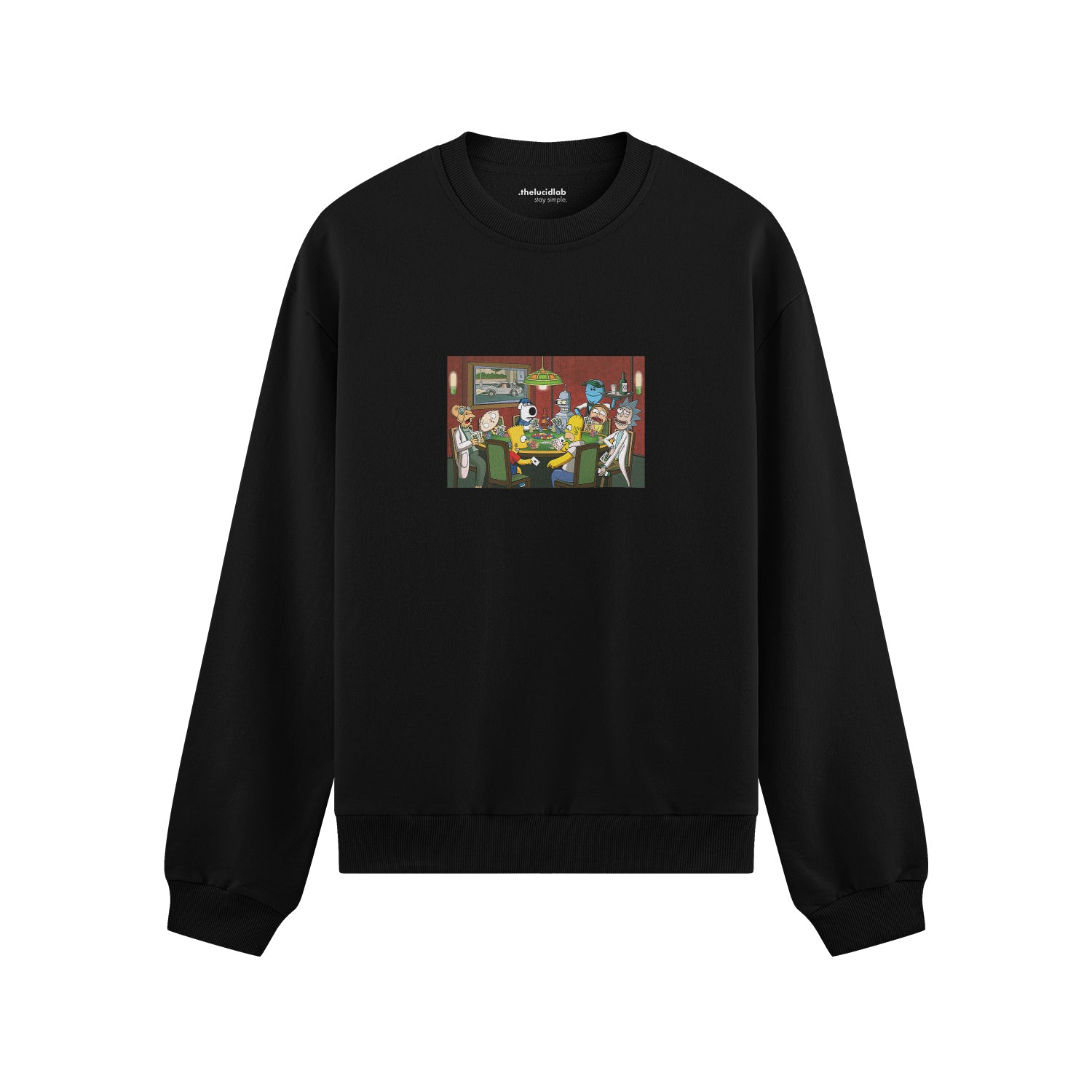Champions League Poker Oversize Sweatshirt