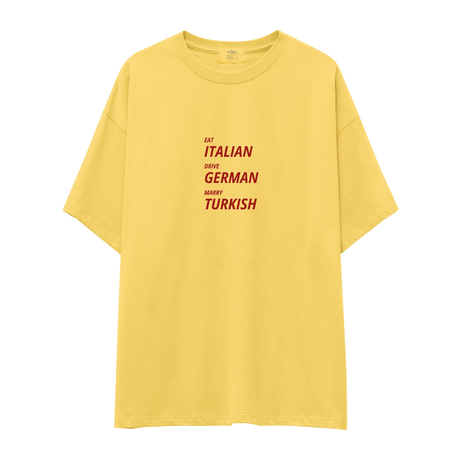 Eat Drive Marry Oversize Tişört