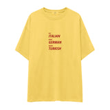Eat Drive Marry Oversize Tişört
